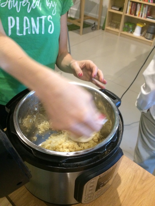 Plantz Street Culinary Gym - Quinoa in Instapot